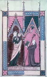 Abbot Robert of Clairmarais Presents His Copy of 